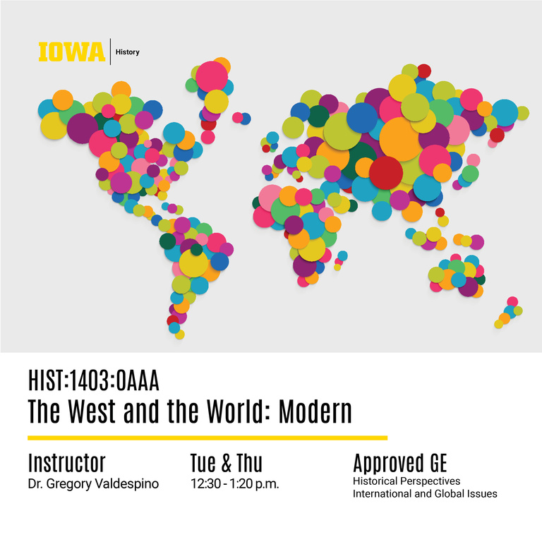 HIST 1403 West and the World Modern Fall 2025