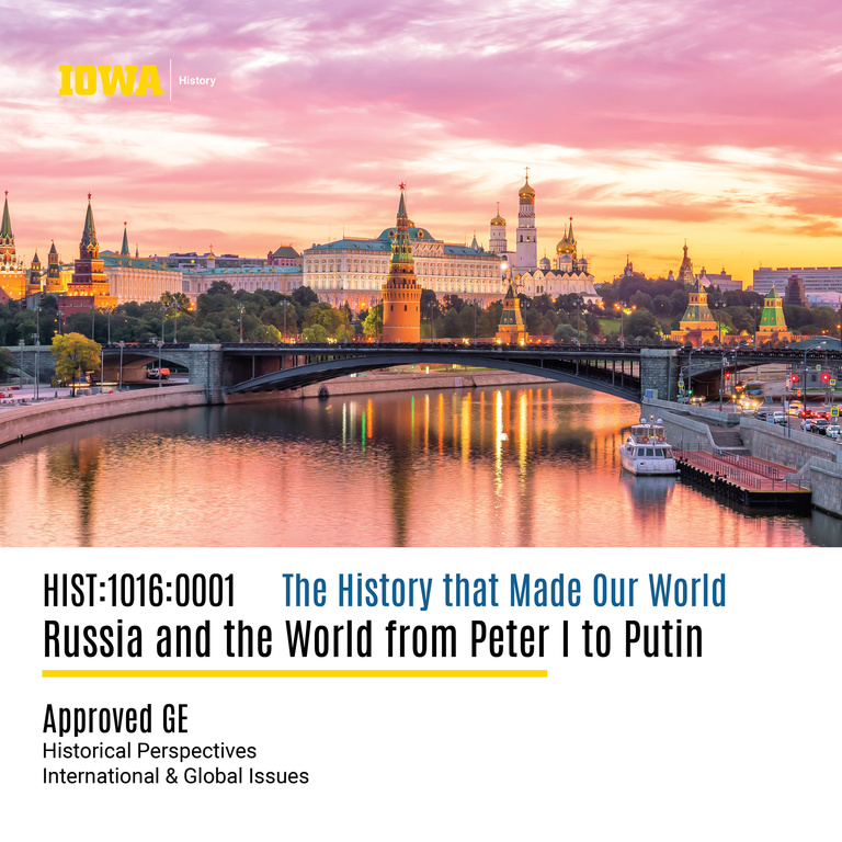 HIST 1016 0001 Russia and the World from Peter 1 to Putin