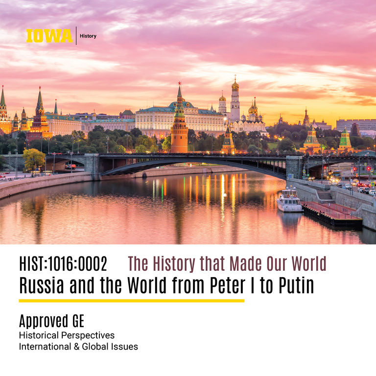 HIST 1016 0002 Russia and the World from Peter 1 to Putin