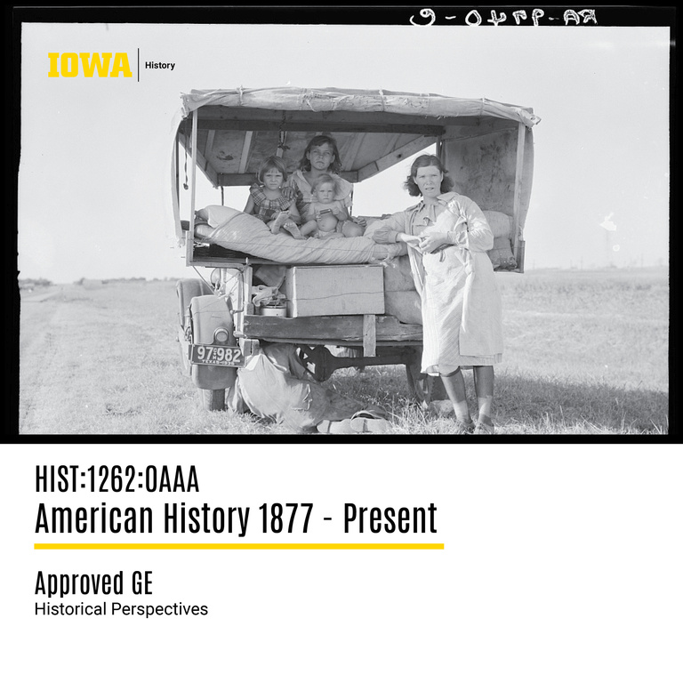 1262 0AAA American History 1877 - present