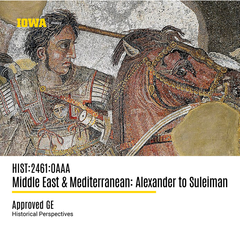 2461 0AAA Middle East & Mediterranean: Alexander to Suleiman