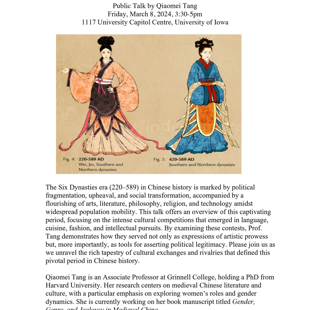 Public Lecture: Tea vs. Whey: Cultural Rivalries in Medieval China’s North-South Divide  promotional image