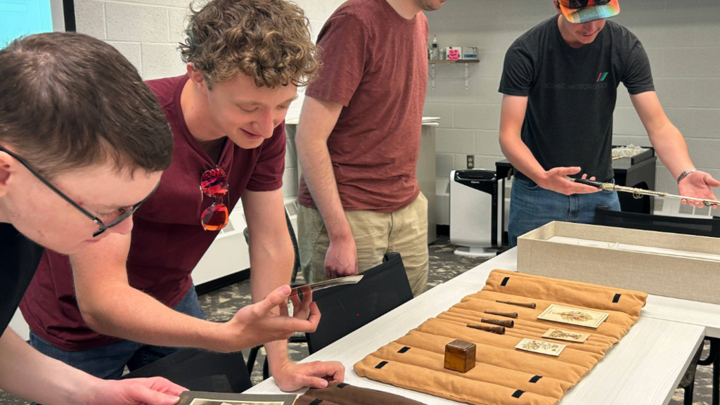 Students at Special Collections