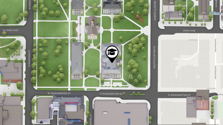This is a map of Schaffeur Hall